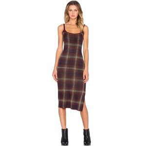 UNIF Plaid Cameron Sweater Dress